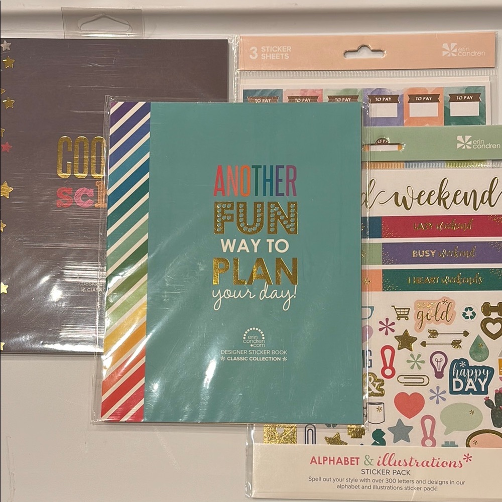 Erin Condren *DISCONTINUED* Colorful Planner Sticker Set